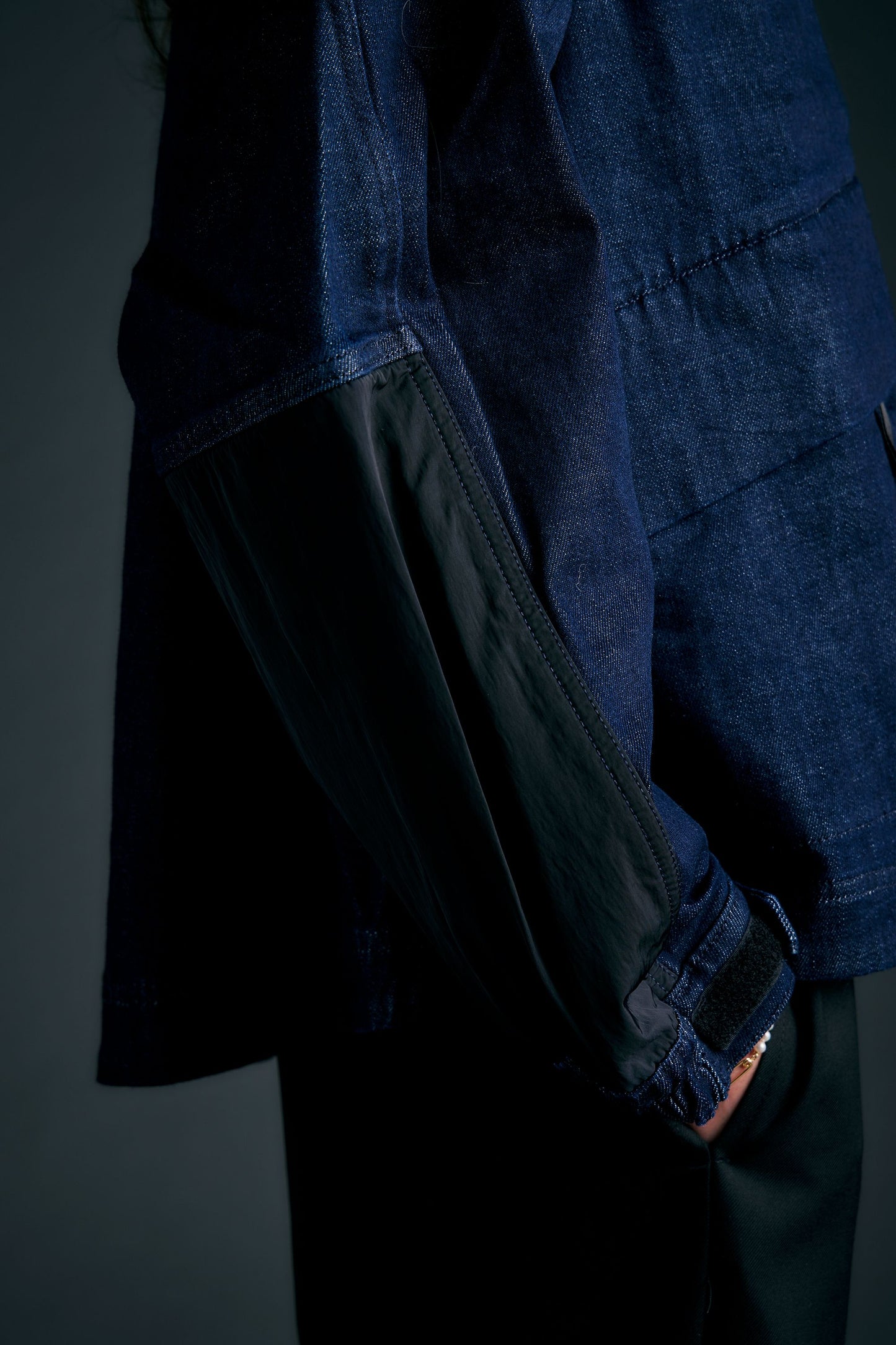 A-line Denim Jacket Cordura Dark Indigo