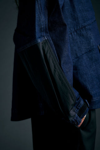 A-line Denim Jacket Cordura Dark Indigo