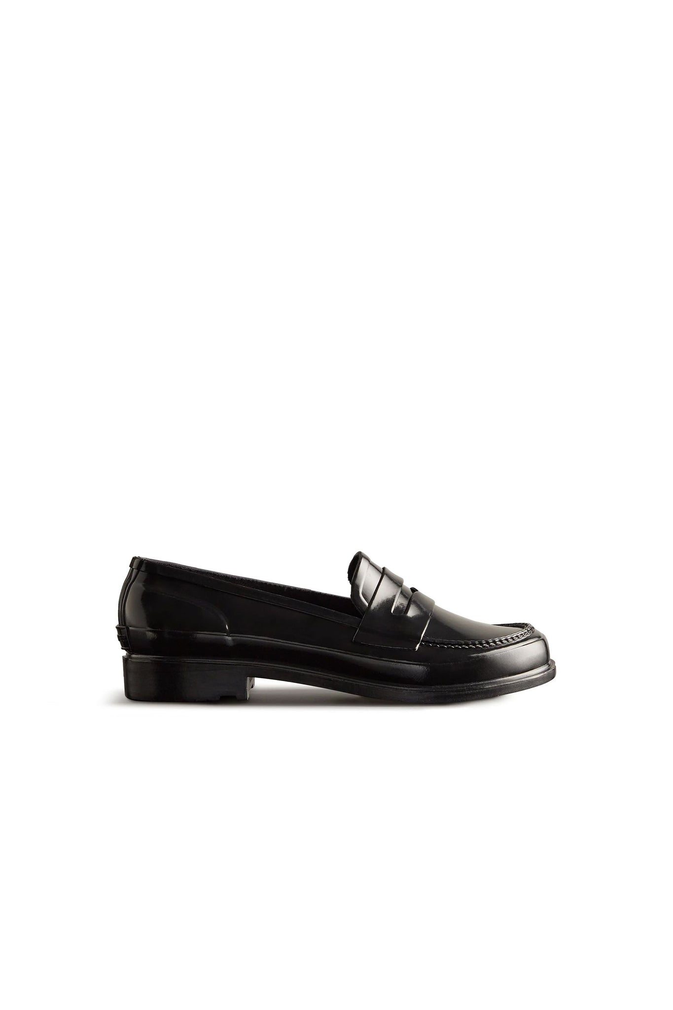 Refined Gloss Penny Loafer Black