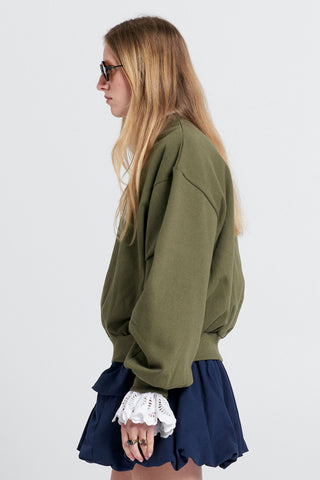 Campus Sweatshirt Hunter Green