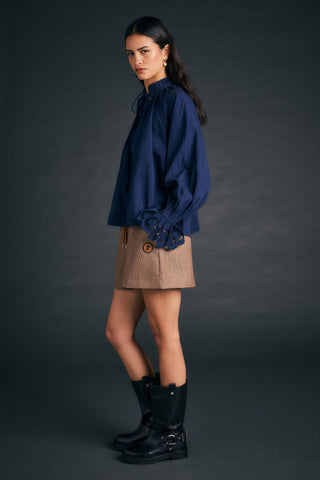 Ivy Blouse Navy