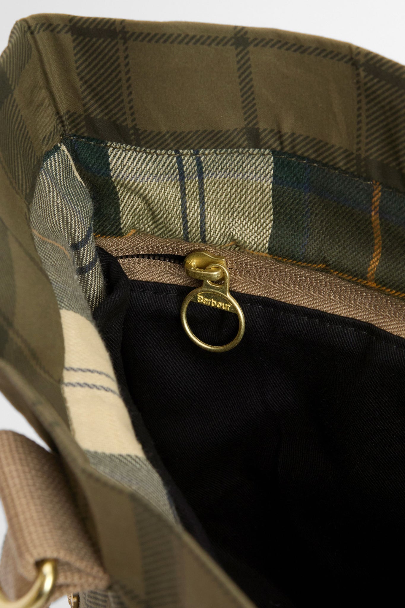 Transport Carry All Tote Bag Dusky Green Tartan