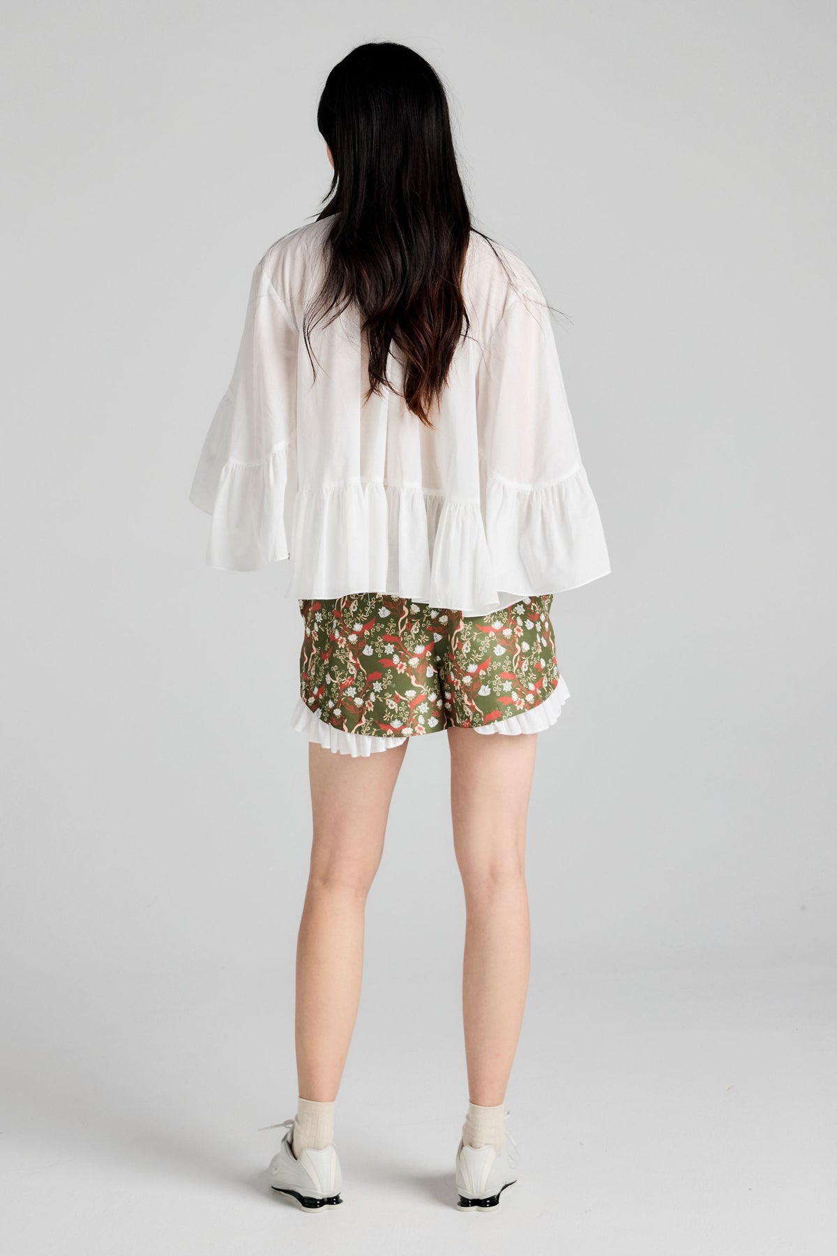 Johanna Shorts Olive Multi