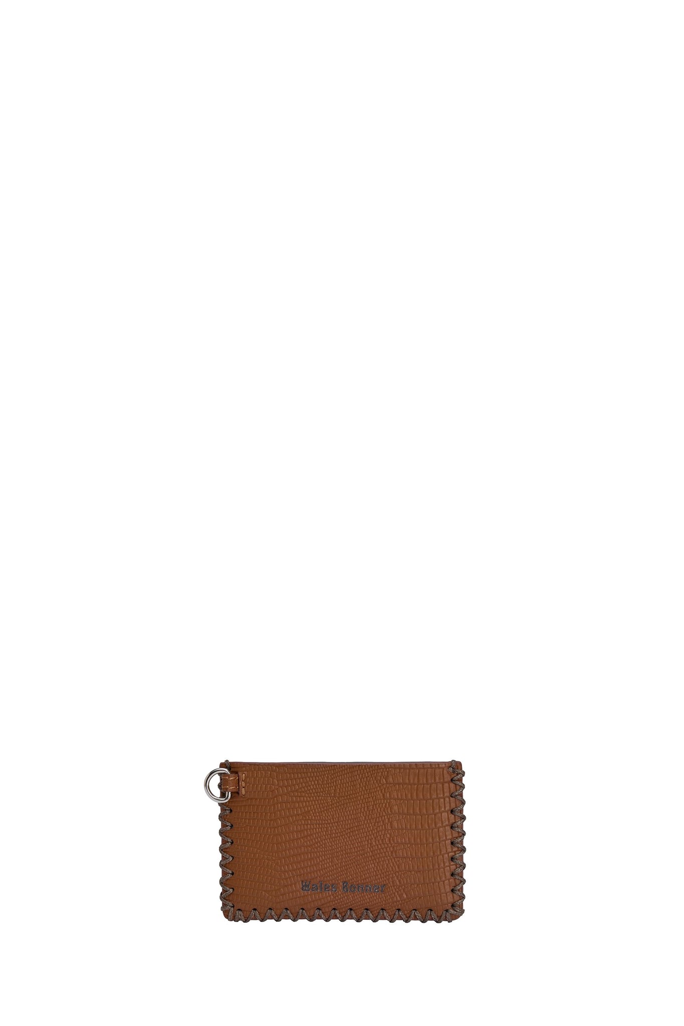 Wales Bonner Small Wallet Dark Brown/Craft Ochre