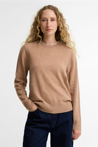 Penwood Cashmere Knitted Jumper Camel