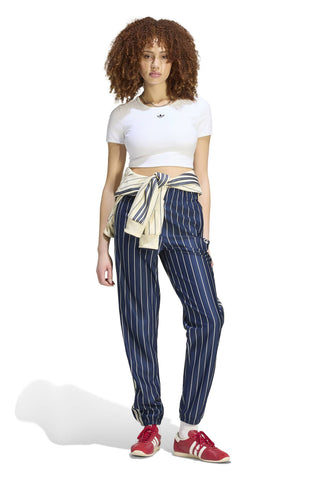 Pinstripe Trackpants Indigo/Vanilla