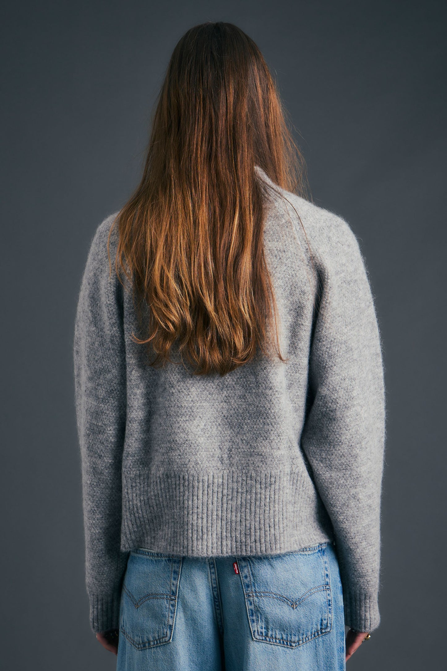 Burrow Sweater Grey Marle