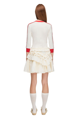 Simone Rocha Frill Skirt Chalk White