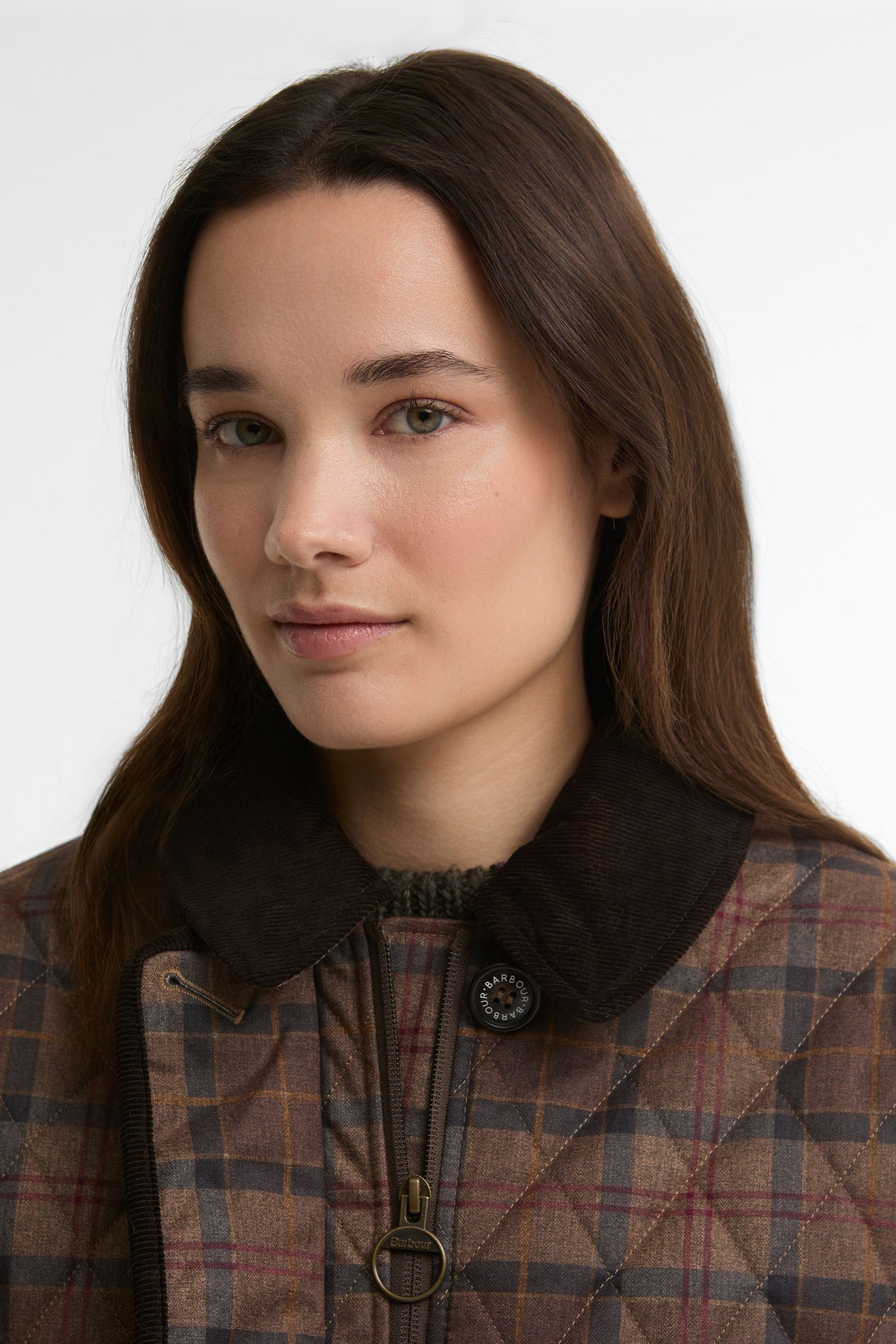 Loudon Quilted Jacket Muted Tartan