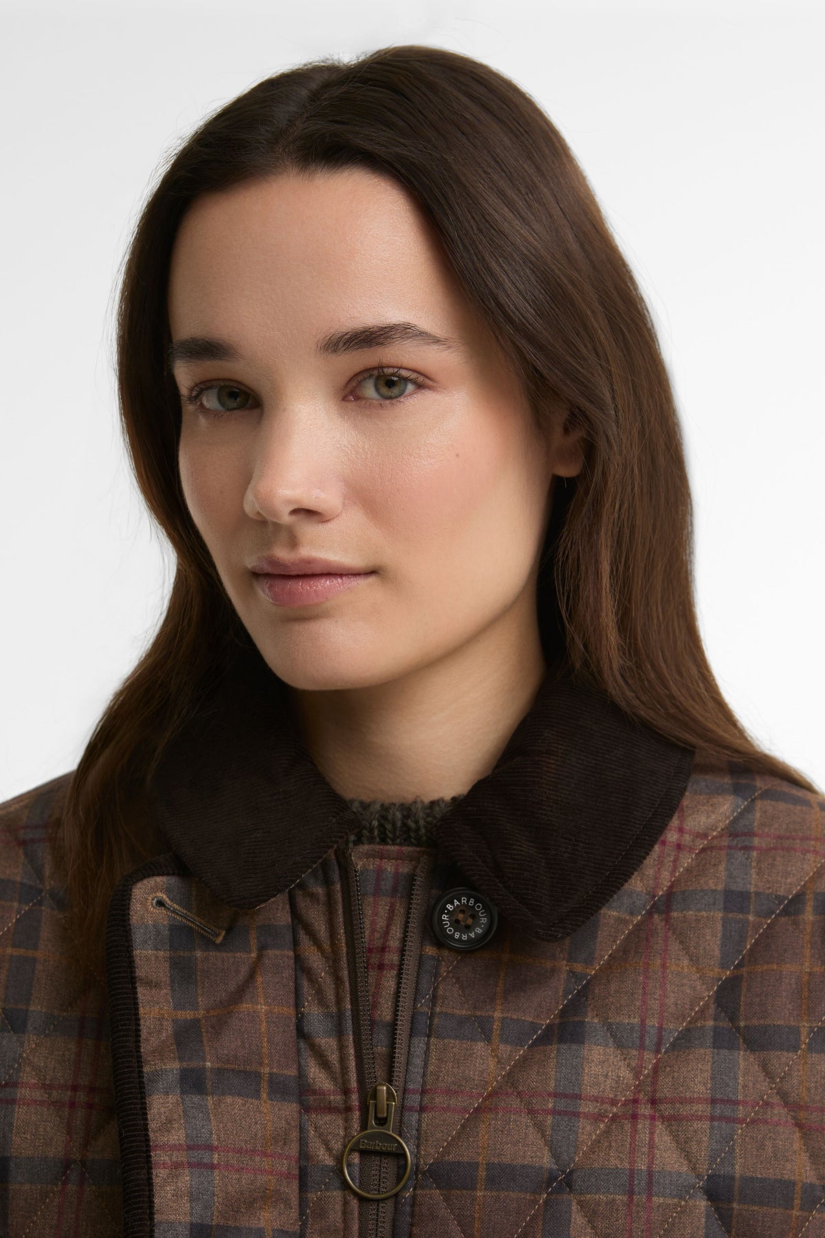 Loudon Quilted Jacket Muted Tartan