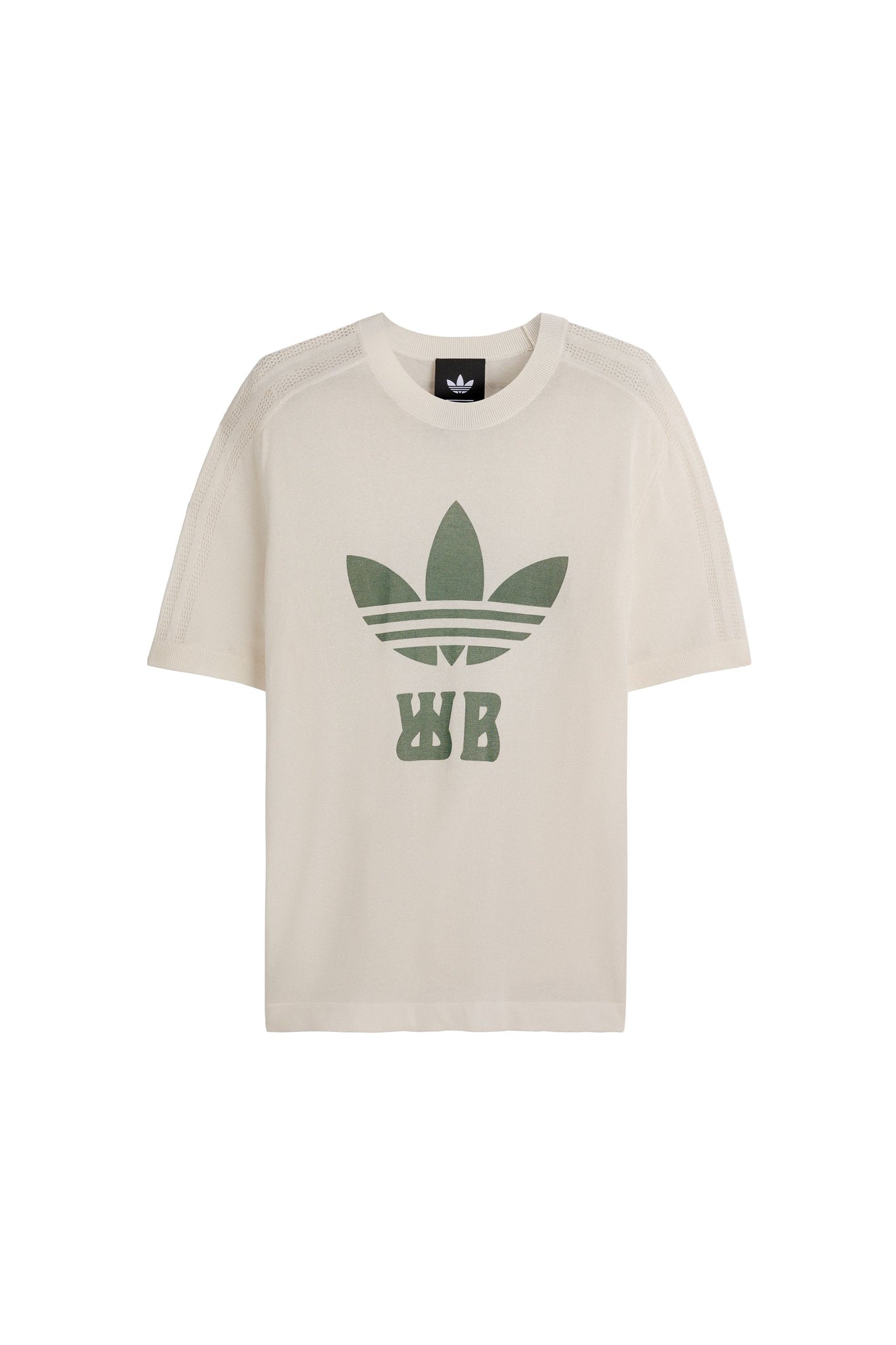 Wales Bonner Knit T-Shirt Chalk White