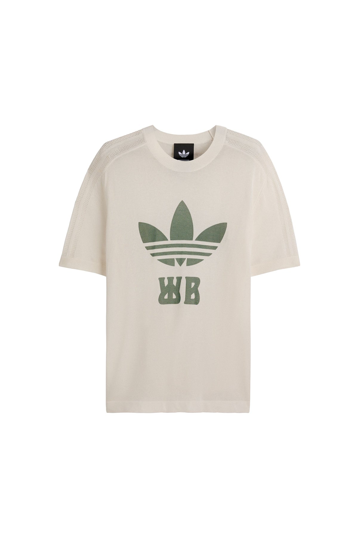Wales Bonner Knit T-Shirt Chalk White