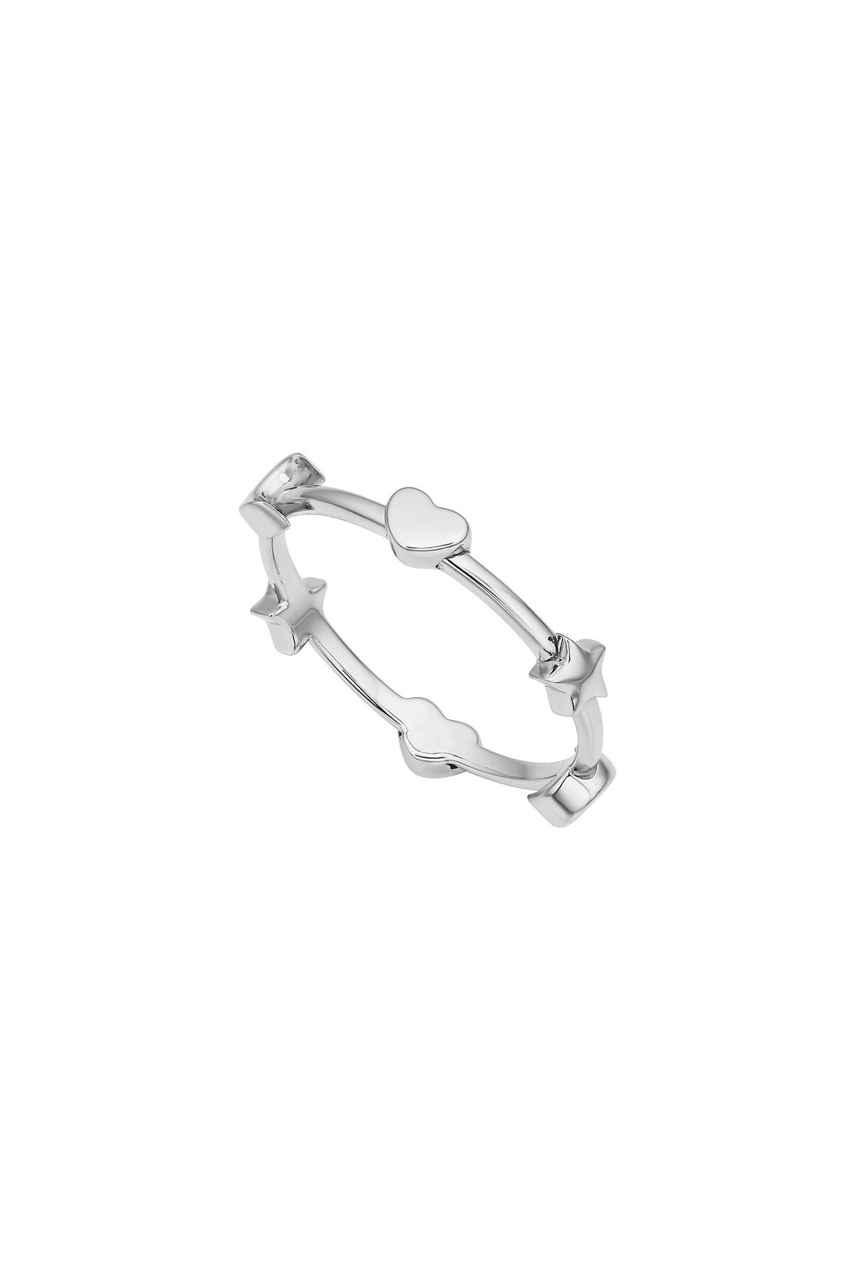 Mini Charm Ring Silver