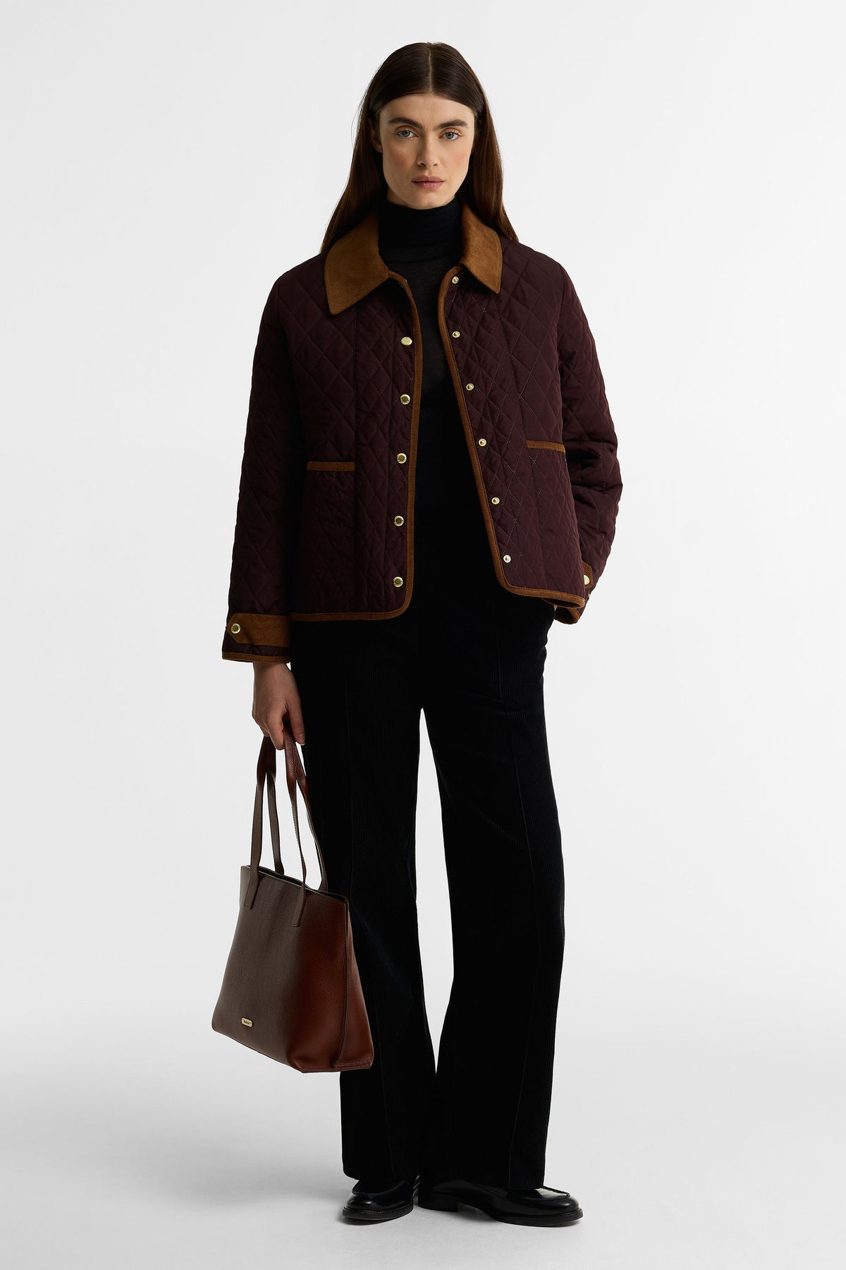 Ainsdale Quilted Jacket Fig/Muted