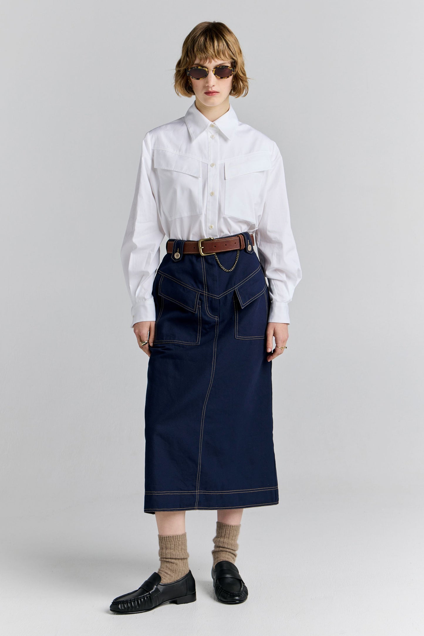 Wayfare Skirt Navy