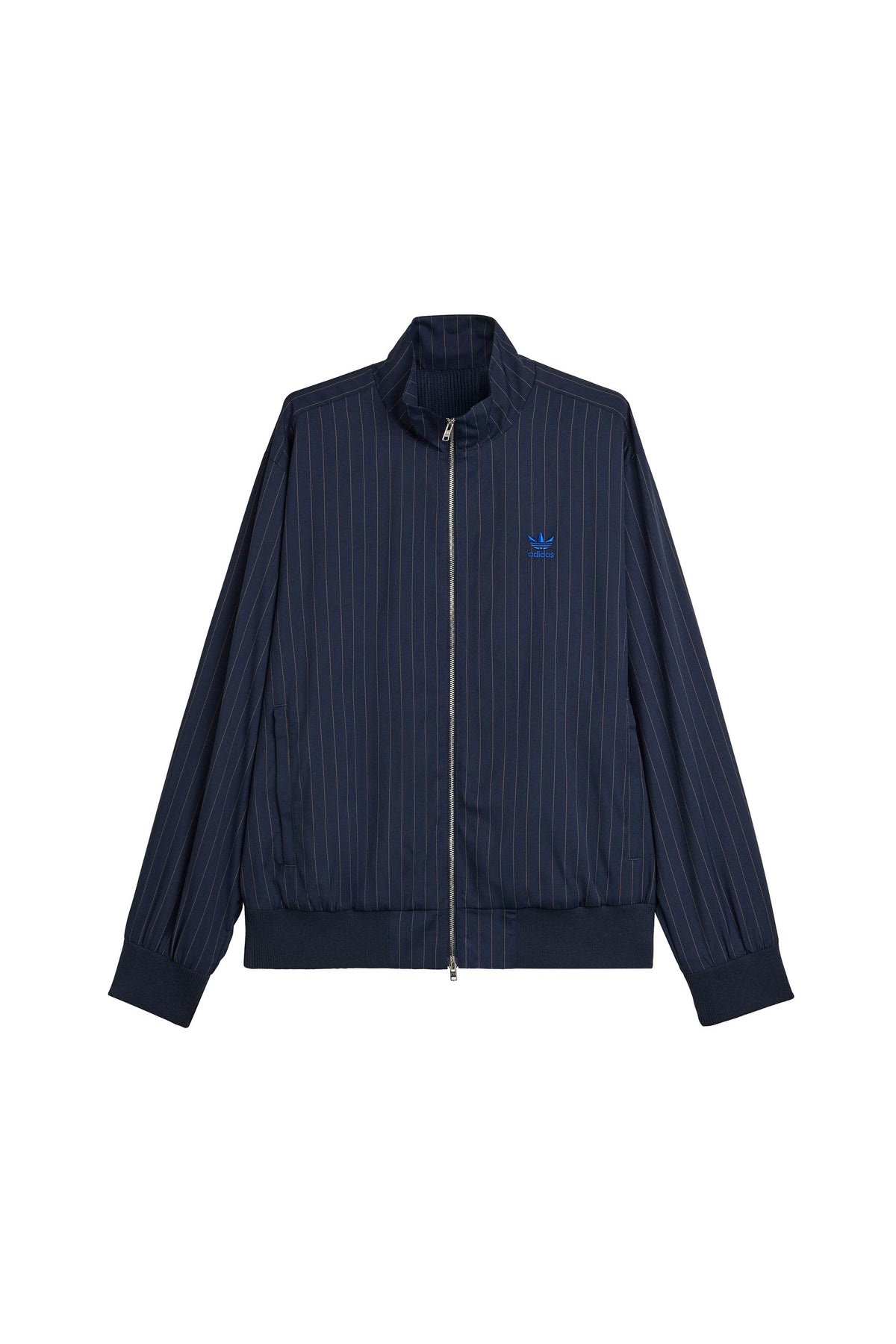 Wales Bonner Pinstripe Track Jacket Night Navy