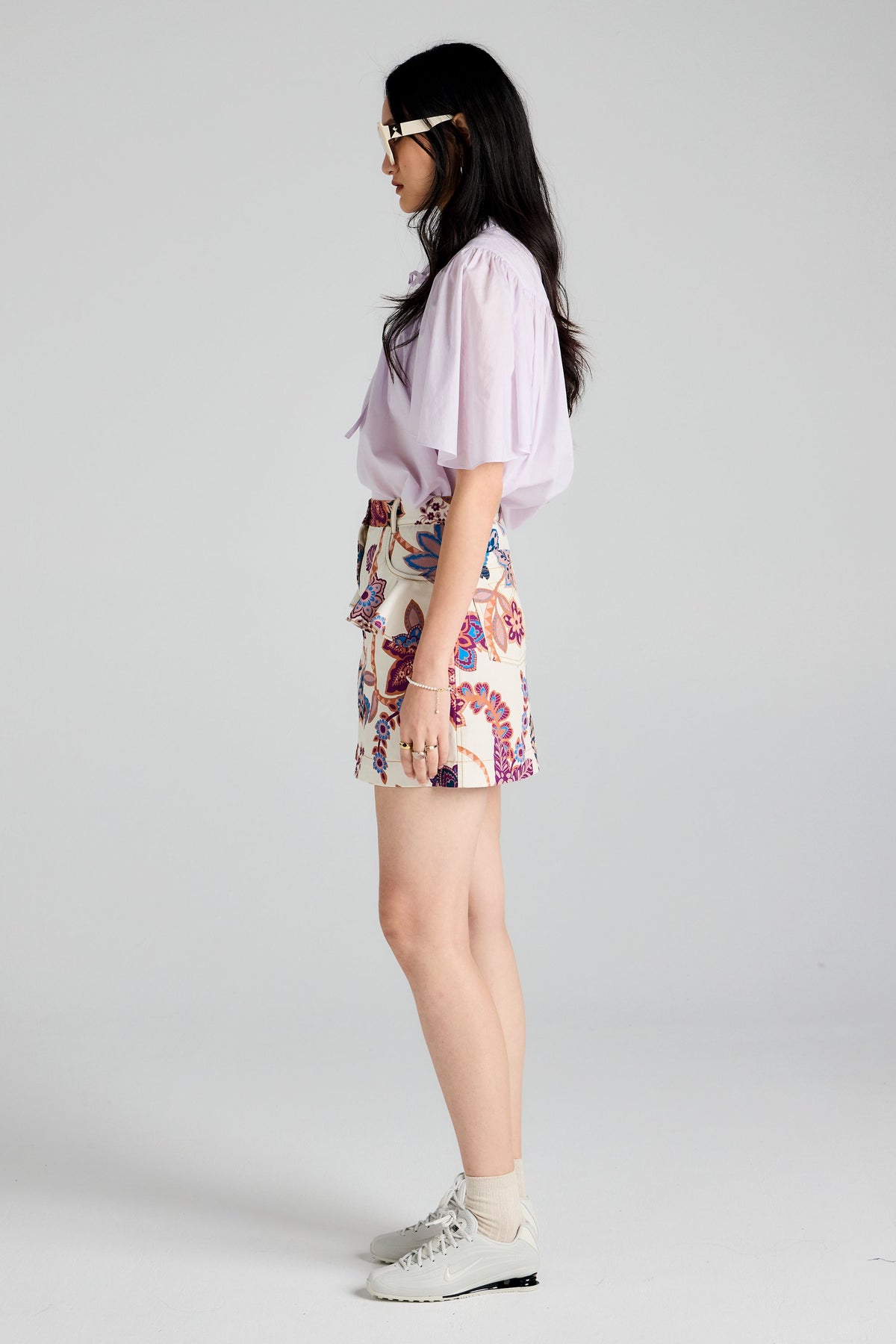 Alegra Skirt Cream Multi