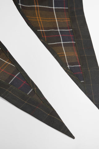 Arlene Wax Tie Headscarf Classic Tartan