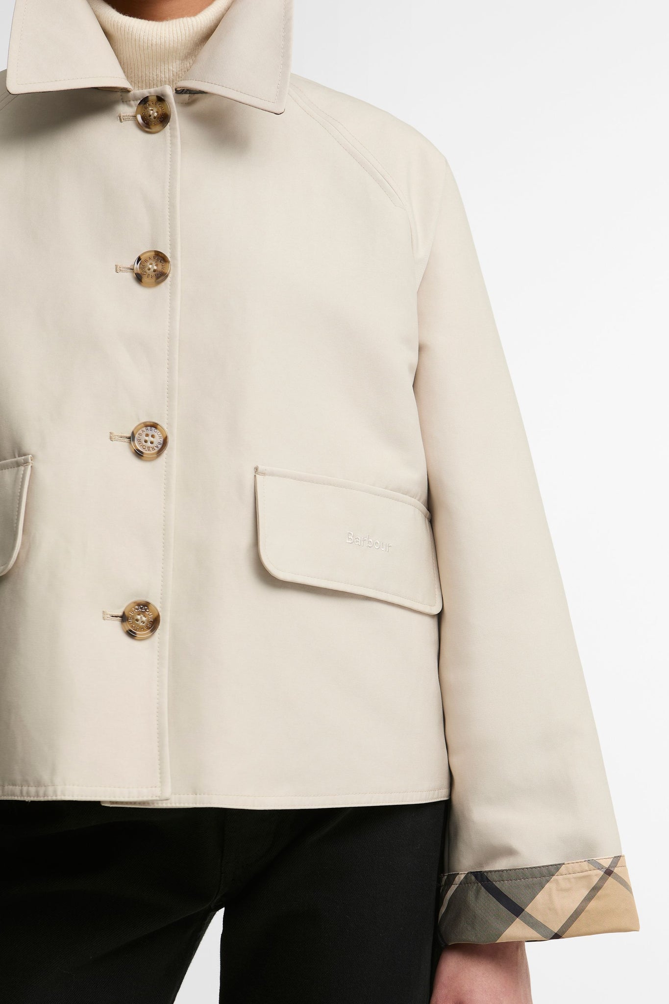 Delilah Showerproof Jacket Mist/Birchwood Dress