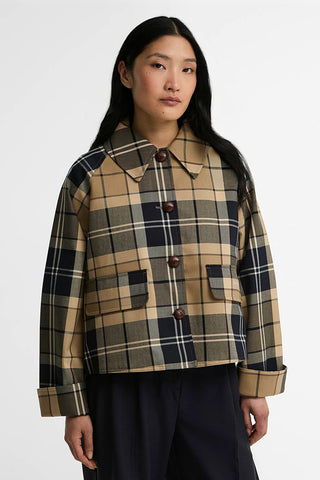 Delilah Checked Showerproof Jacket Birchwood Dress