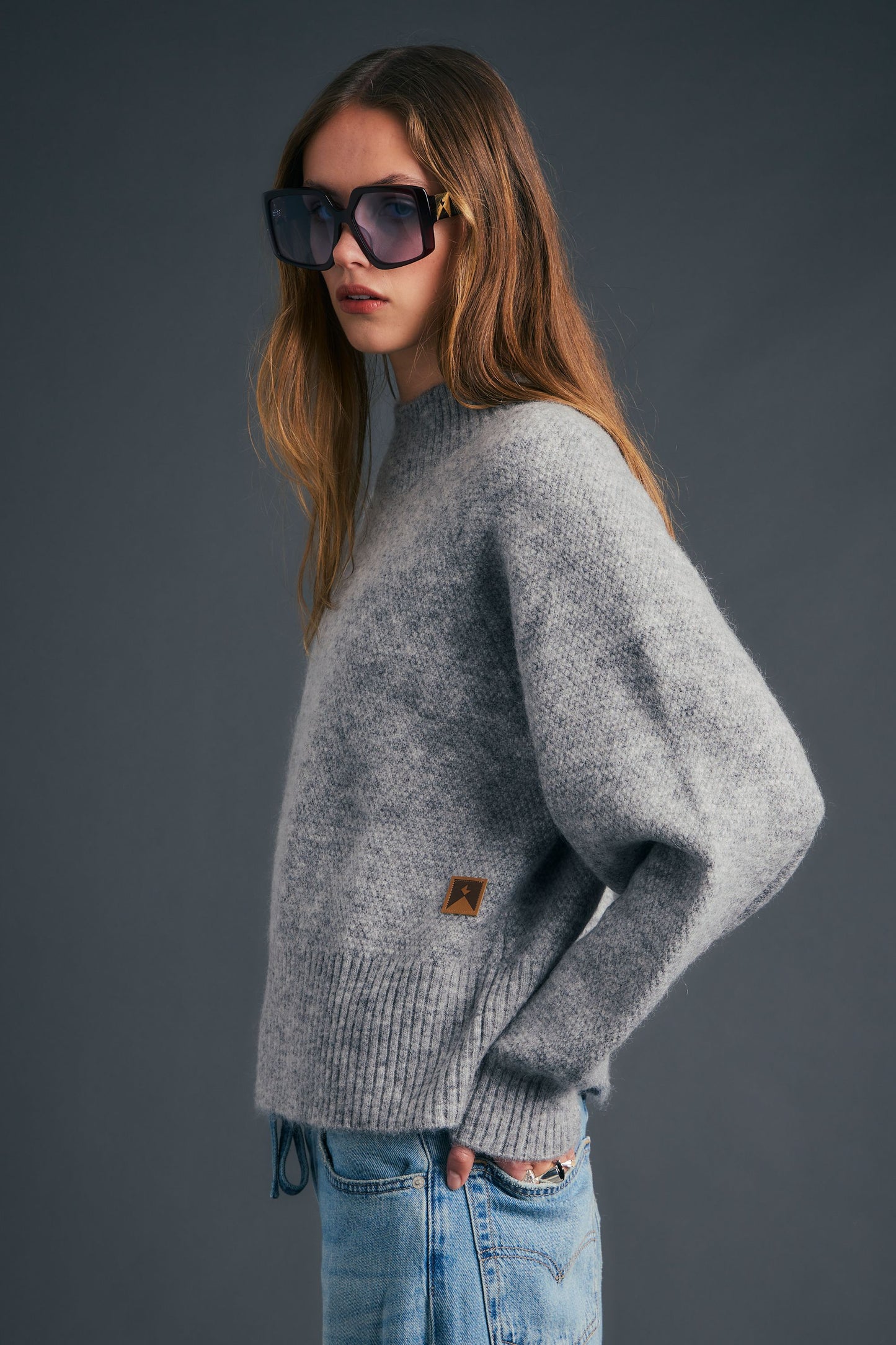Burrow Sweater Grey Marle