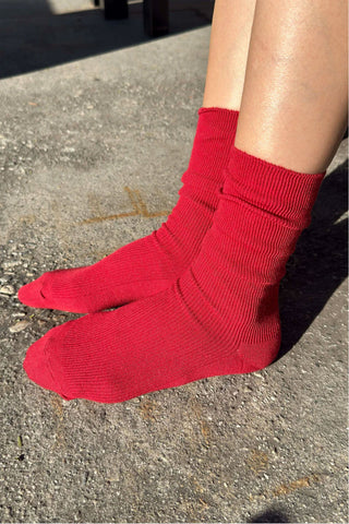 Trouser Socks Tuscan Red