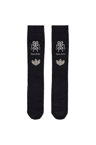 Simone Rocha Knee High Socks Black