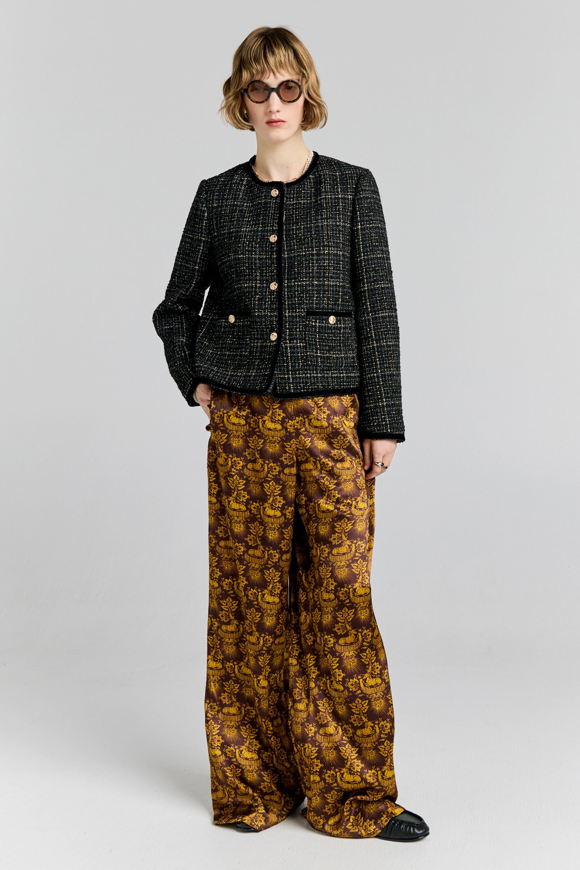 karen walker グレー 花柄 ジャケット UK 8 Jackets & Coats – Karen Walker