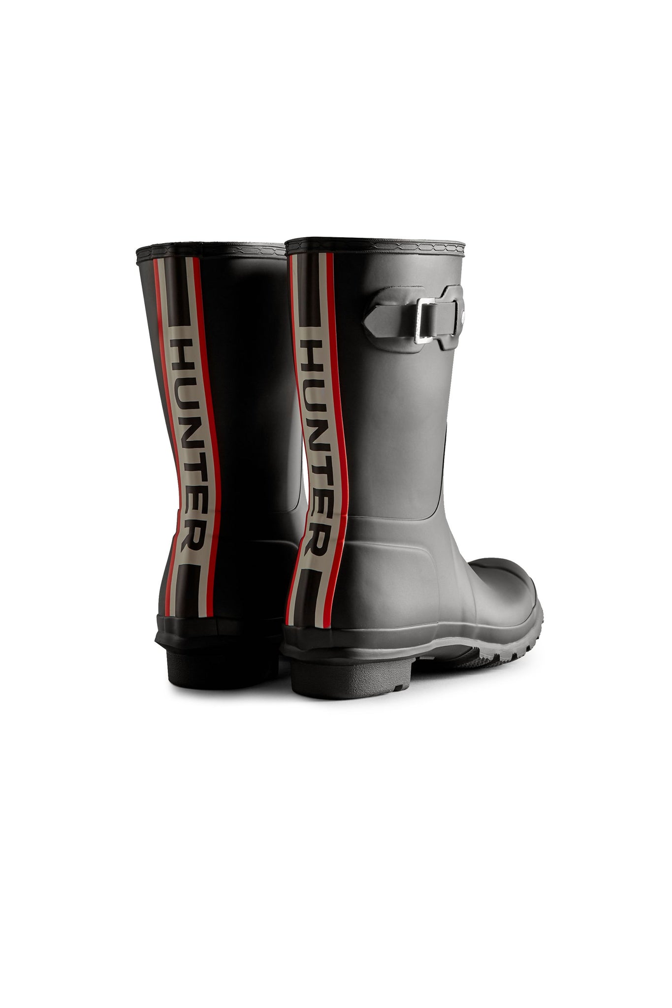 Short Tri Colour Logo Boot Black