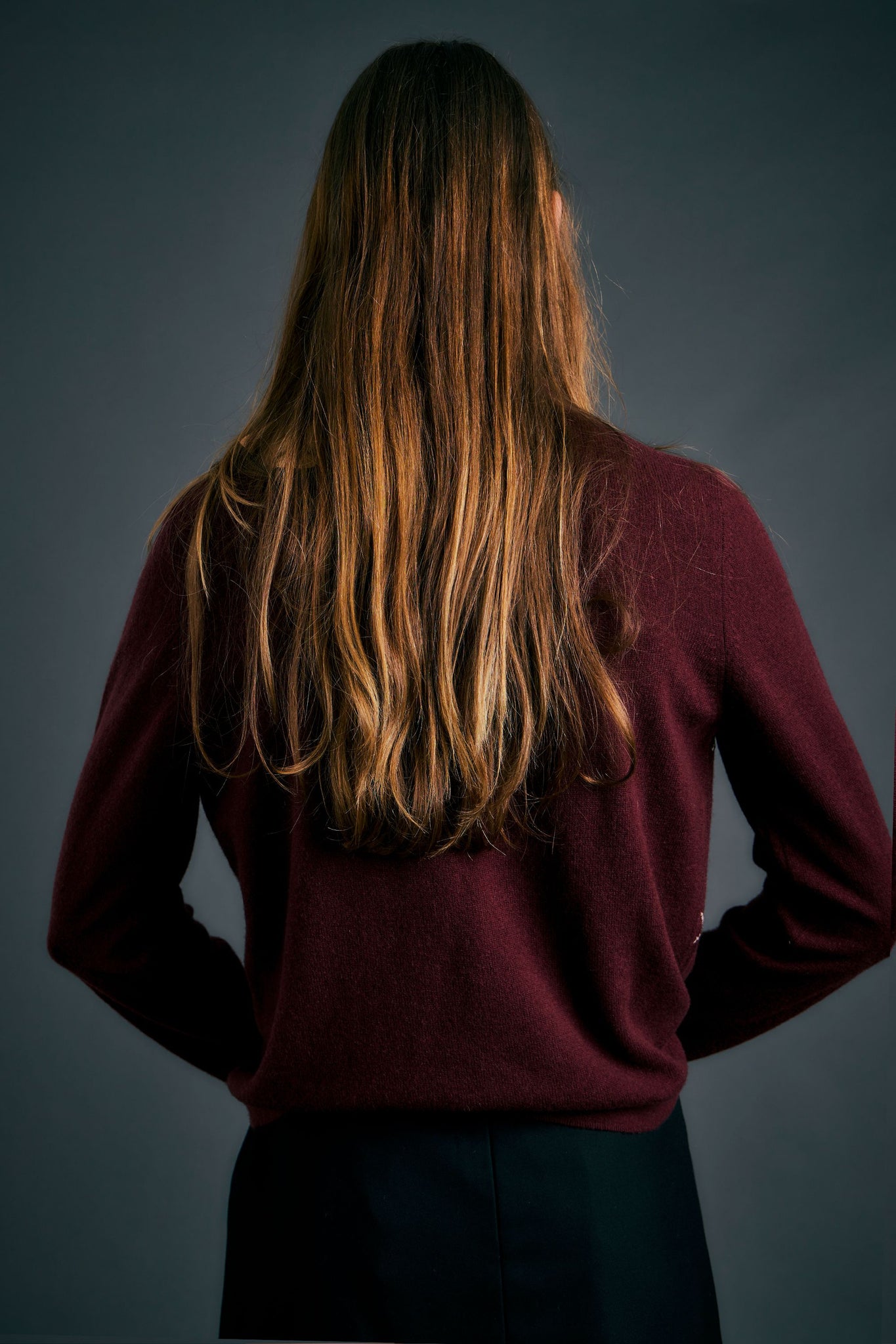 Society Argyle Polo Burgundy