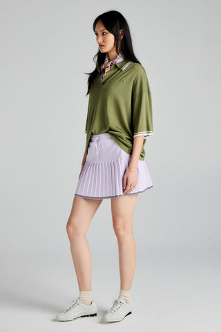 Runaway Knit Skirt Lilac