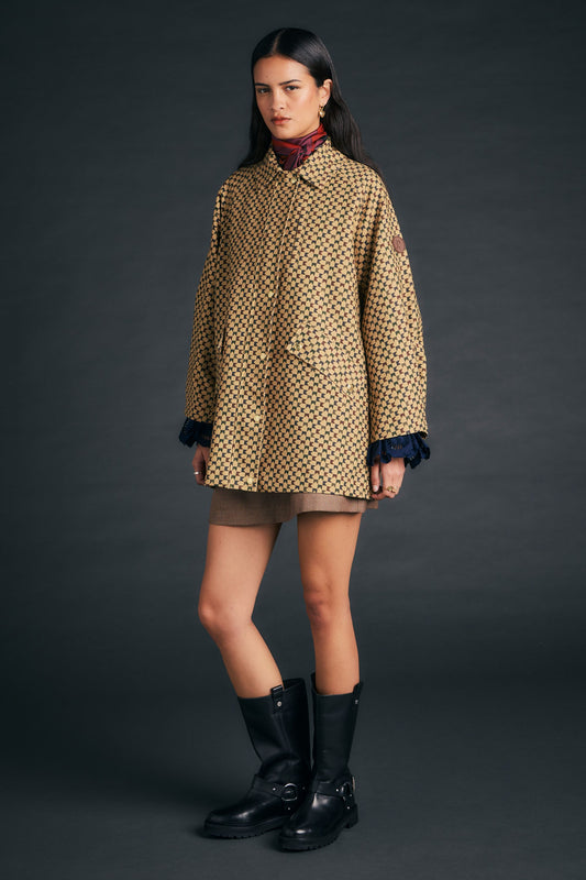 Tiller Jacket Tan Multi