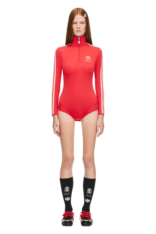 Simone Rocha Leotard Better Scarlet
