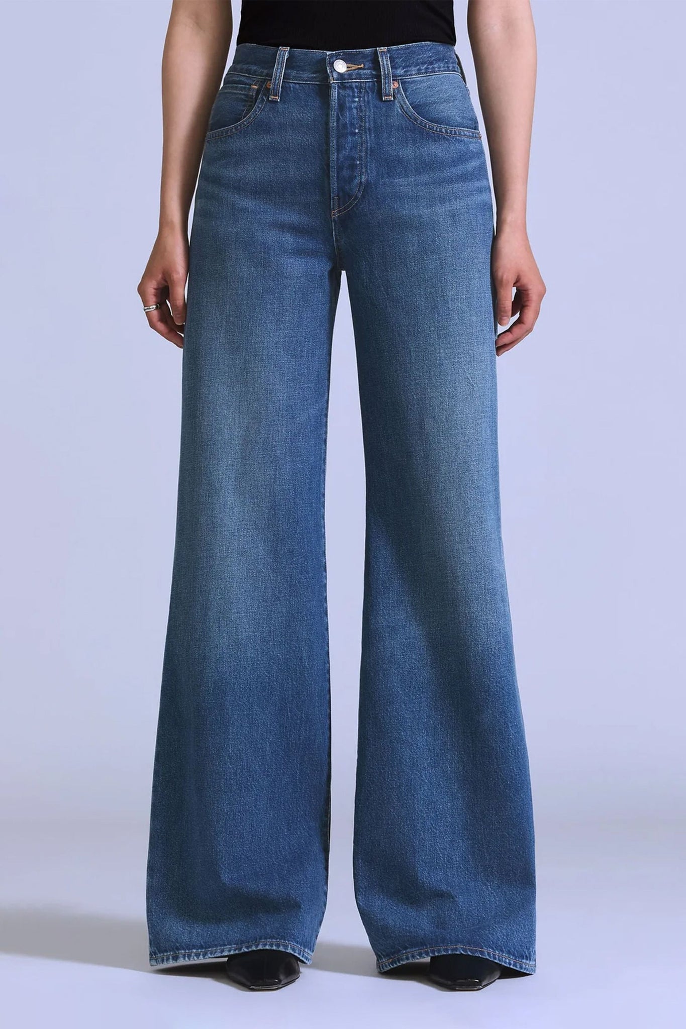 Blue Tab 70's Flare BT Terzi Medium Indigo