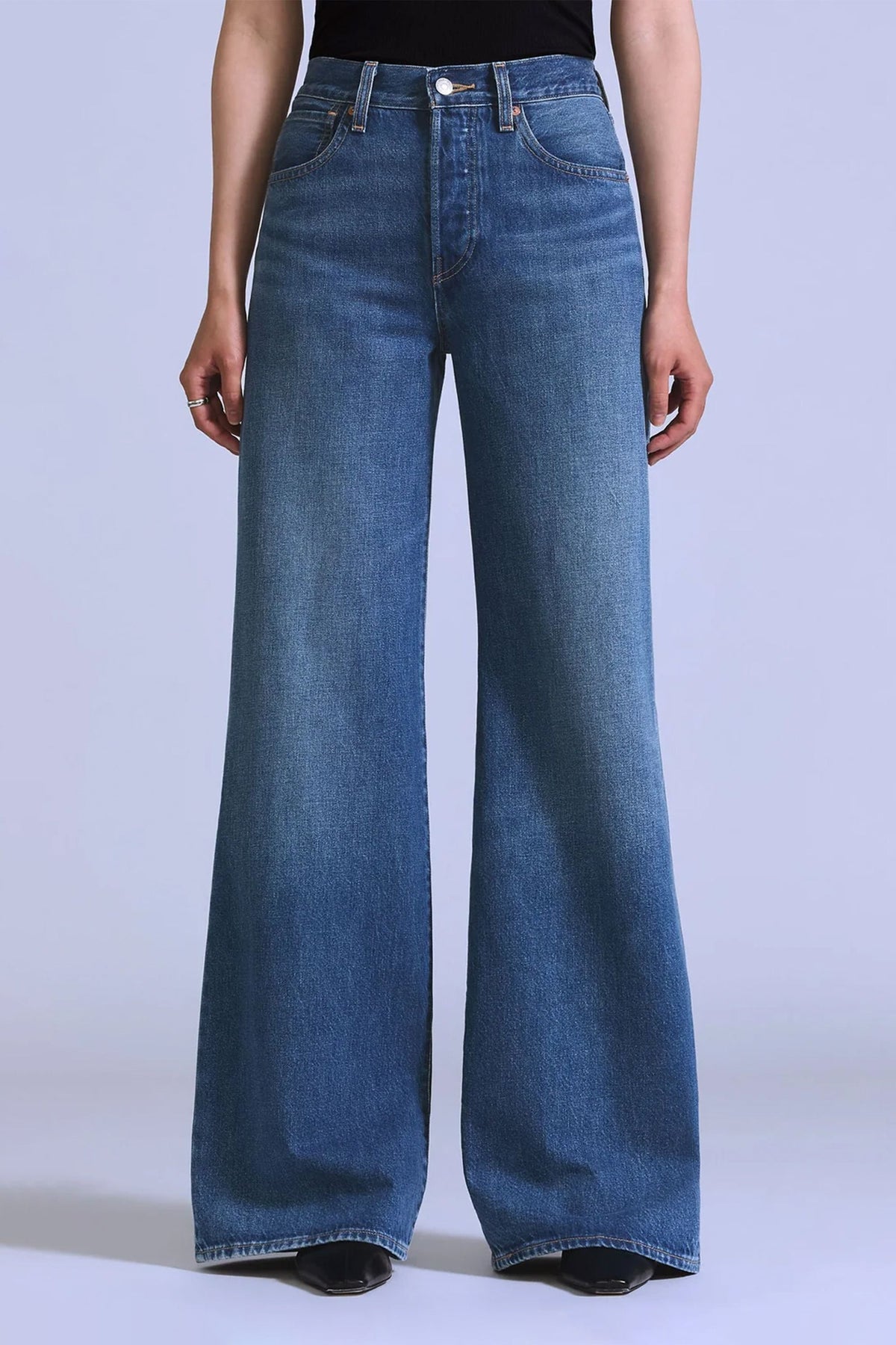 Blue Tab 70's Flare BT Terzi Medium Indigo