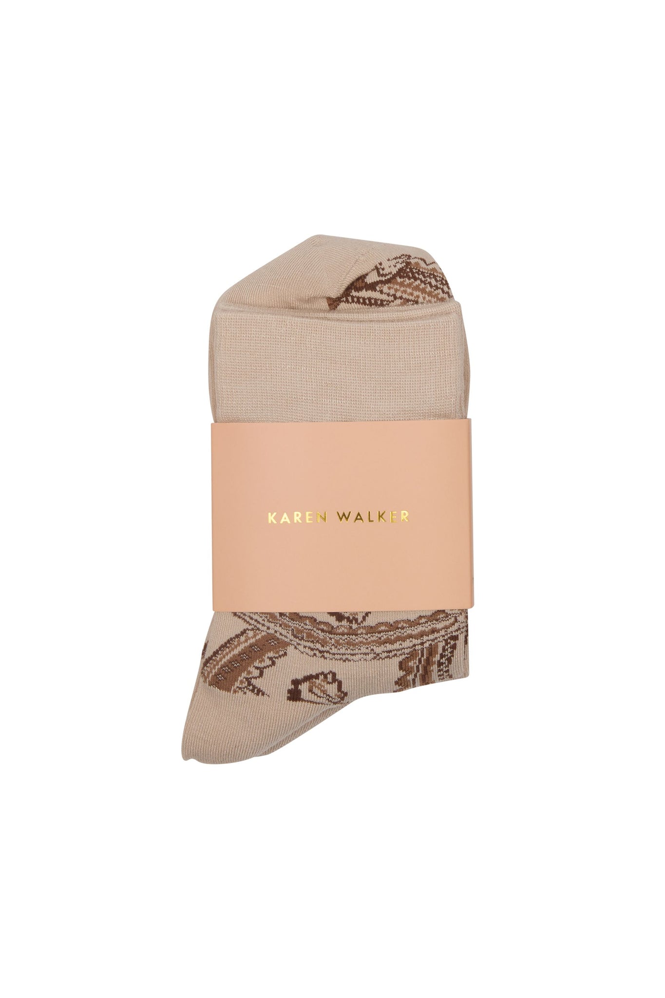 Carousel Socks 2 Pack Cream Multi