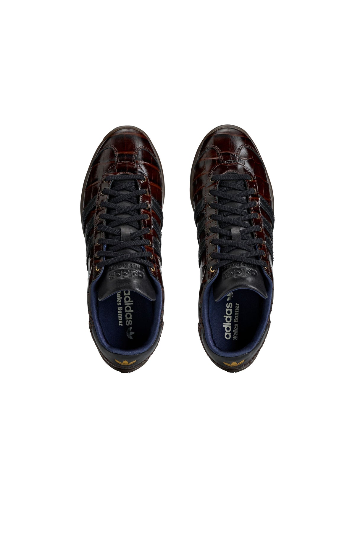 Wales Bonner Karintha Croc Dark Brown/Core Black