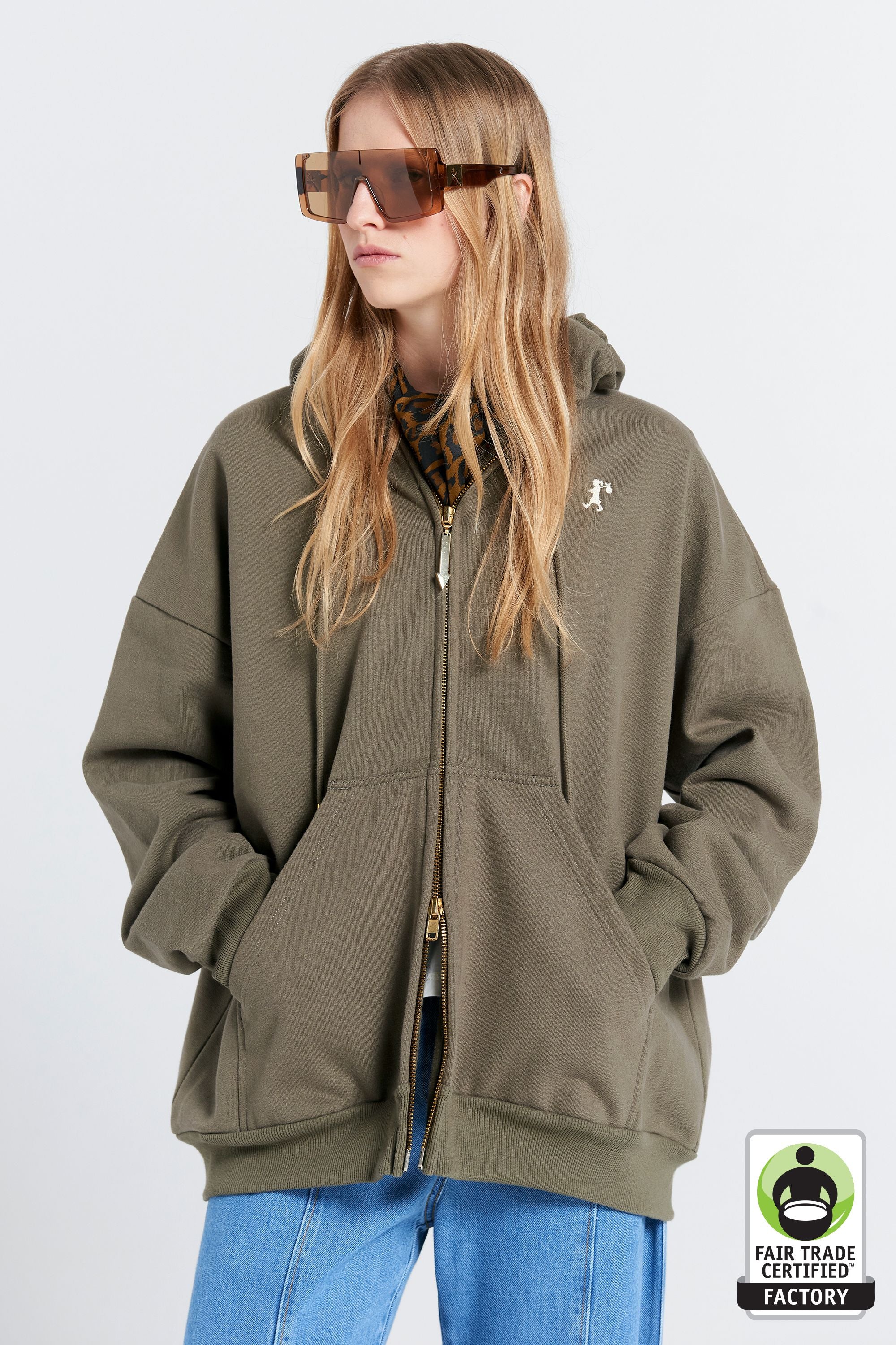 Oversized Hoodie Hunter Green – Karen Walker