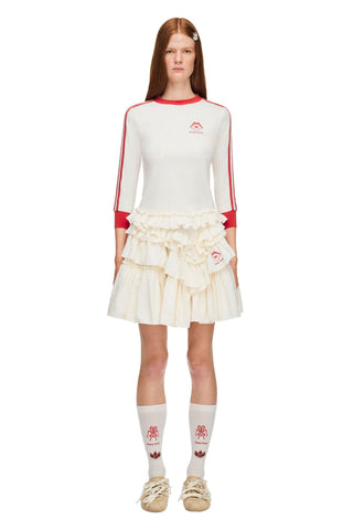 Simone Rocha Frill Skirt Chalk White