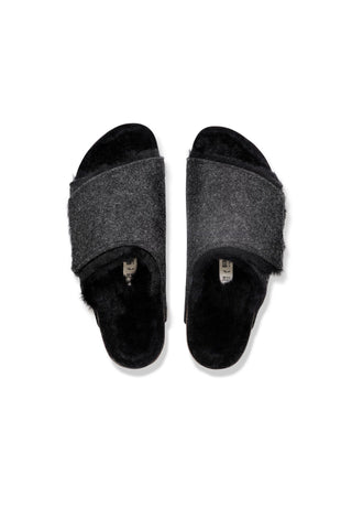 Solana Felt Shearling Regular Fit Anthracite