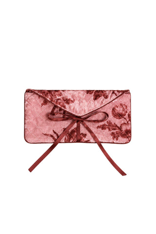 Velvet Eyemask & Pouch Rose