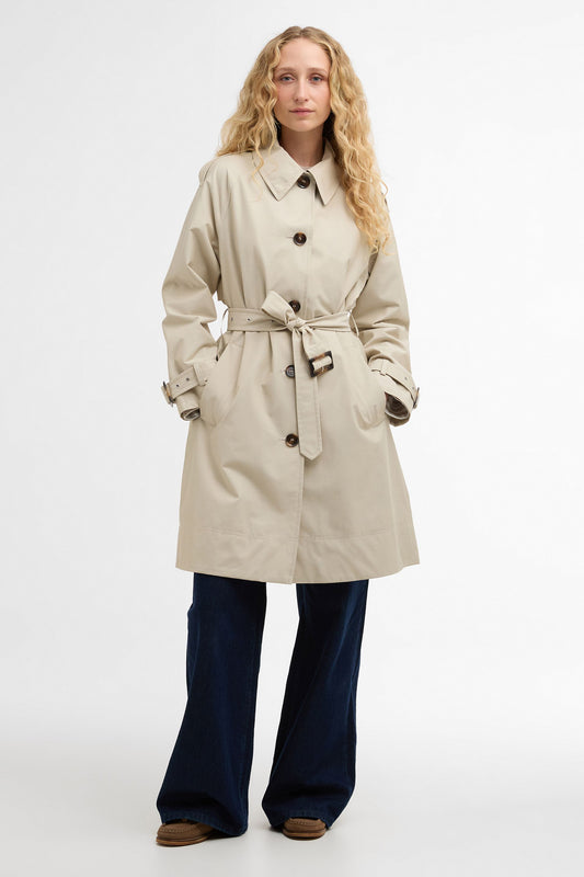Maia Showerproof Jacket Mist/Dress Navy Tartan