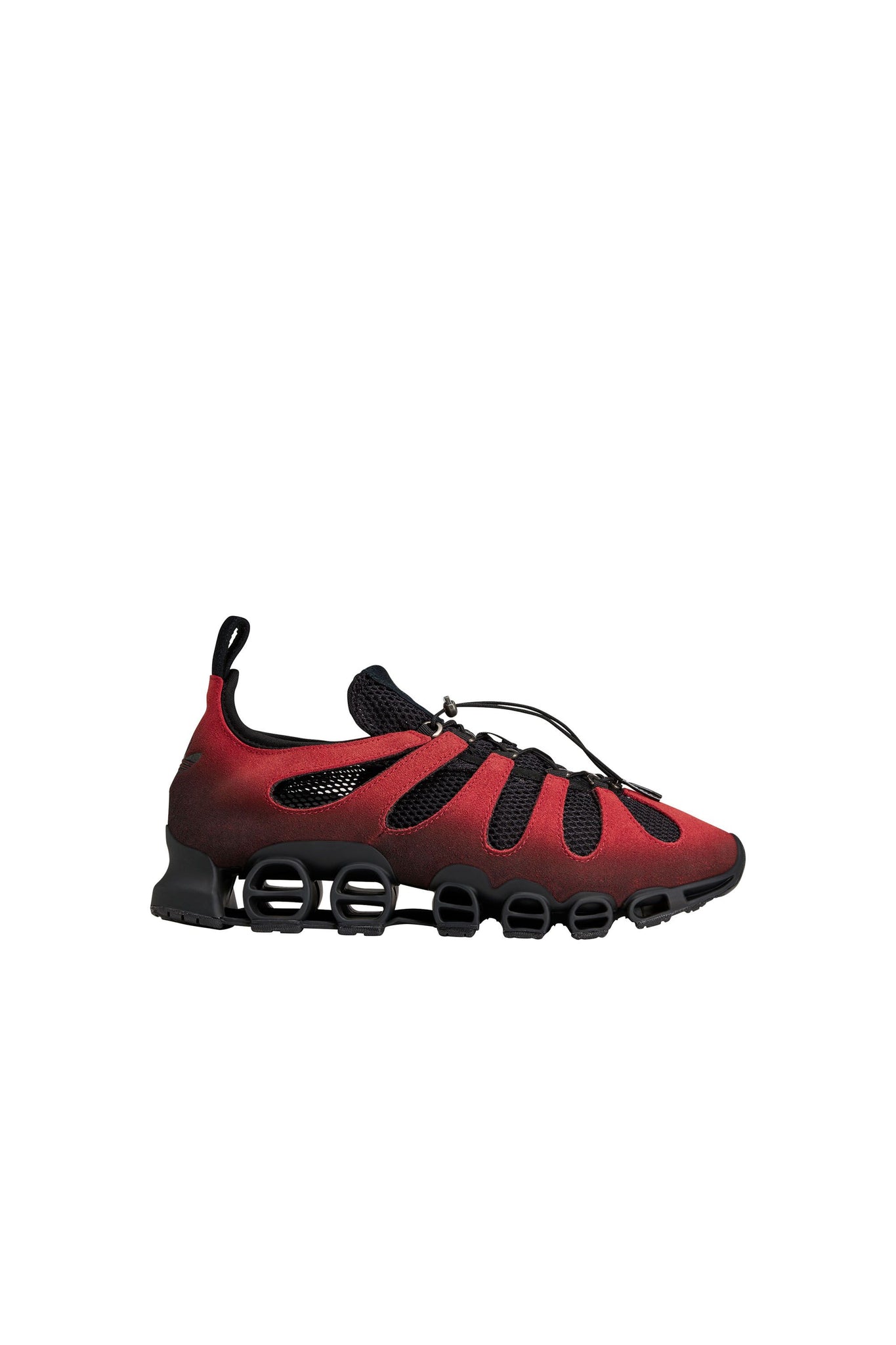 AVAVAV Megaride Cutout Suede Shoes Core Black/Power Red