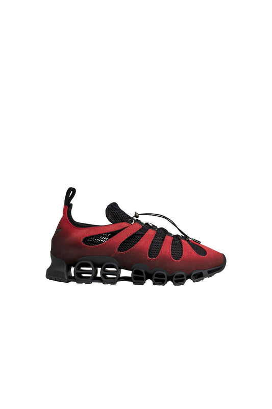 AVAVAV Megaride Cutout Suede Shoes Core Black/Power Red