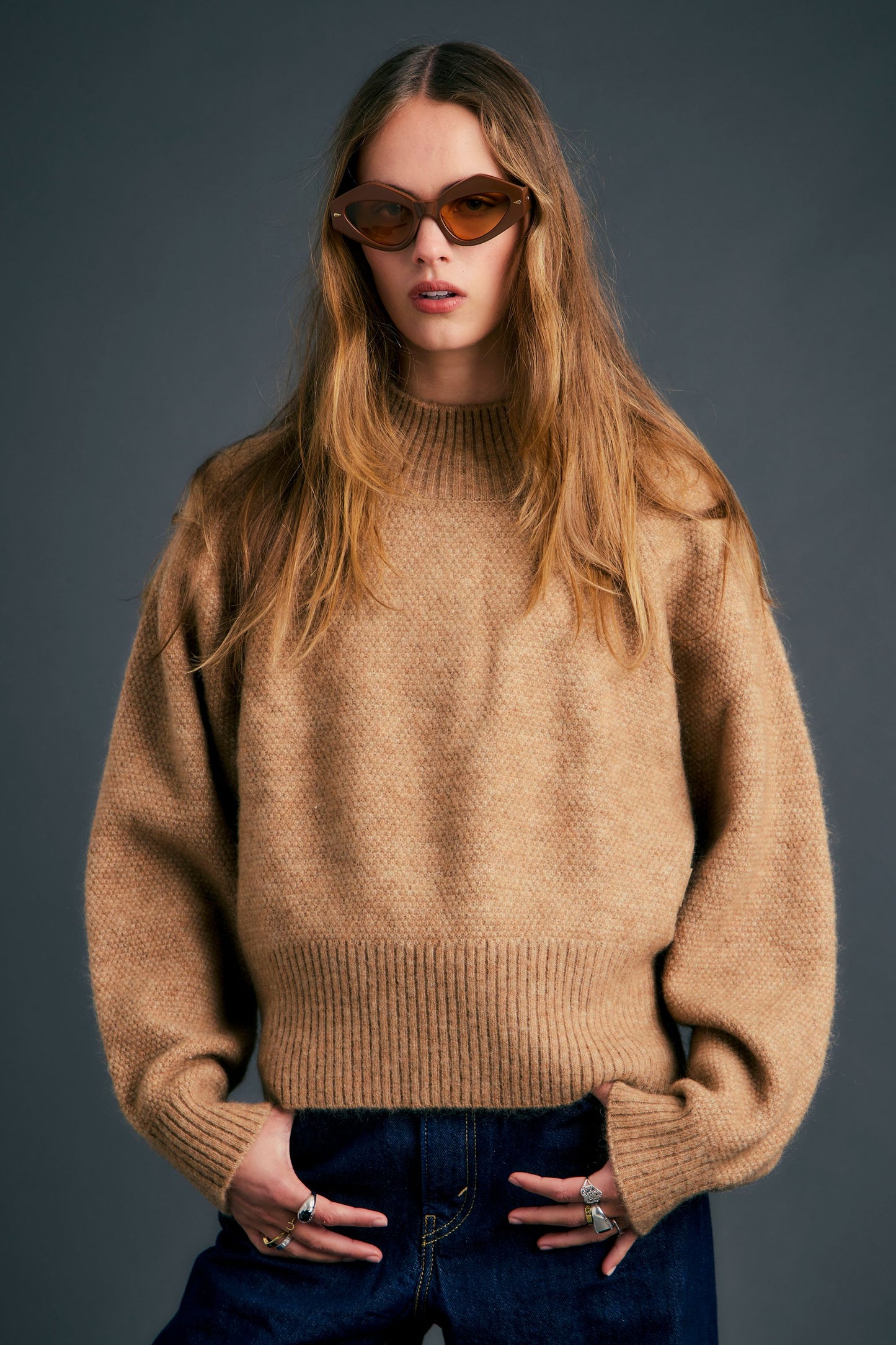 Burrow Sweater Camel