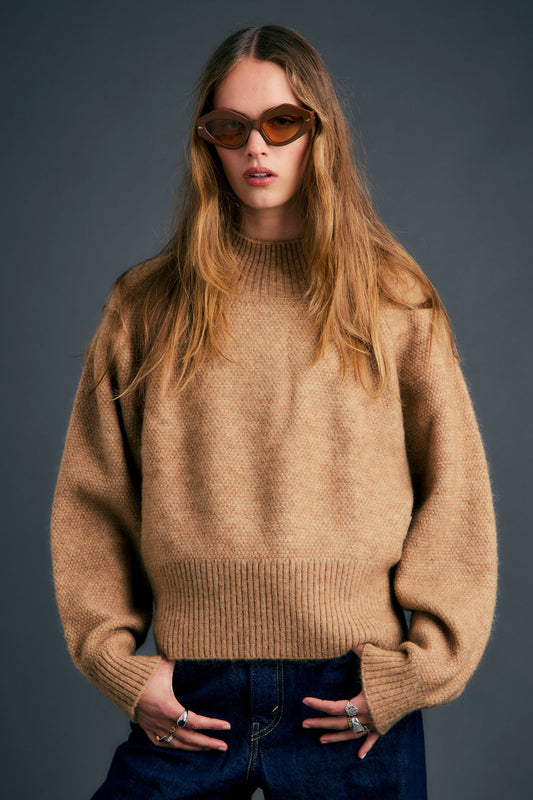 Burrow Sweater Camel