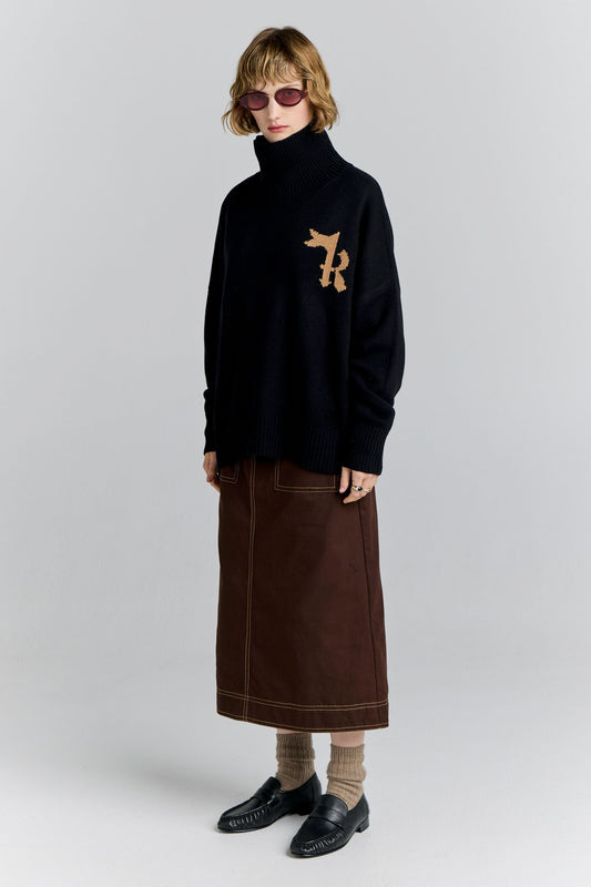 K Flag Sweater Black