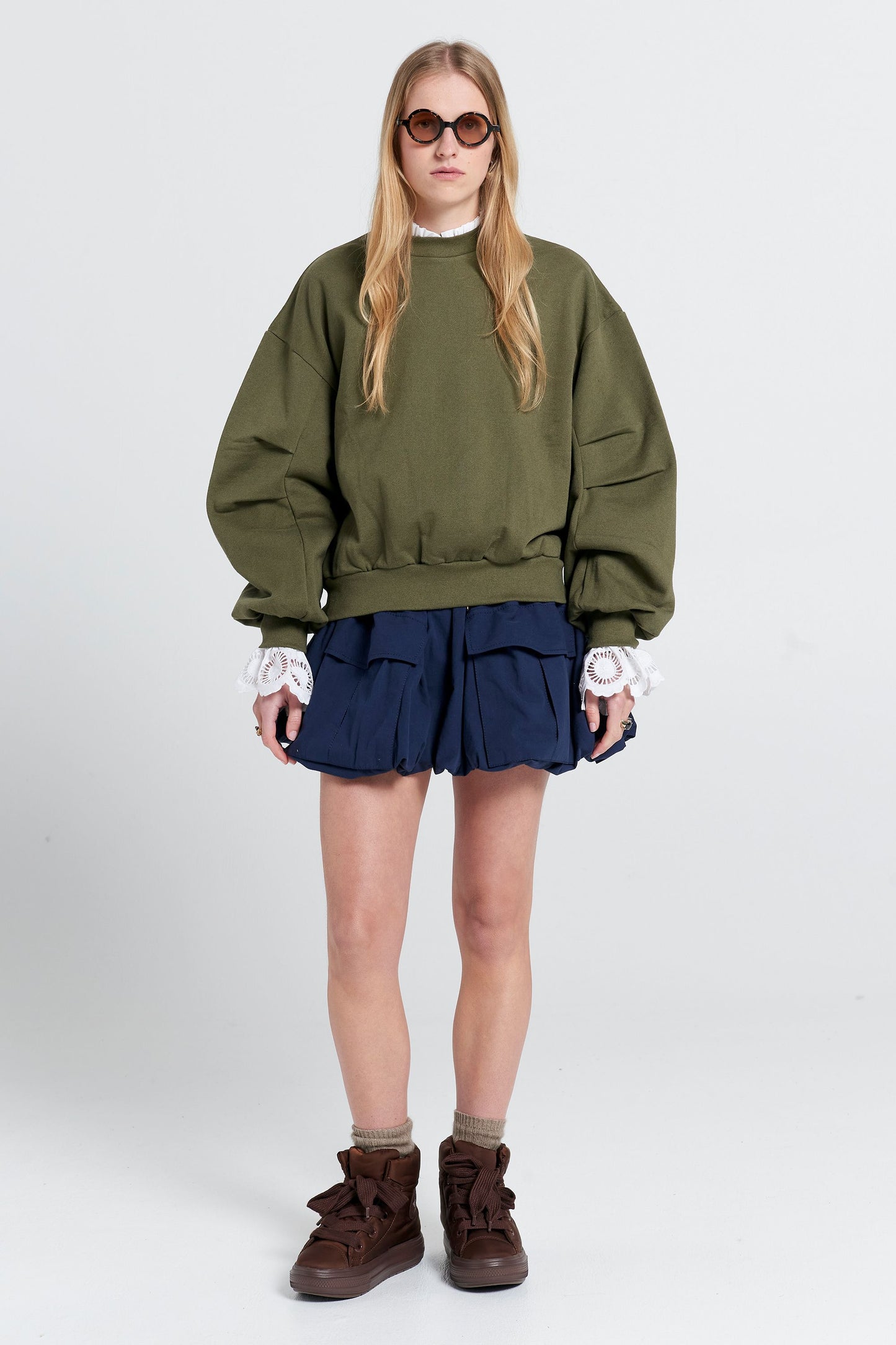 Campus Sweatshirt Hunter Green