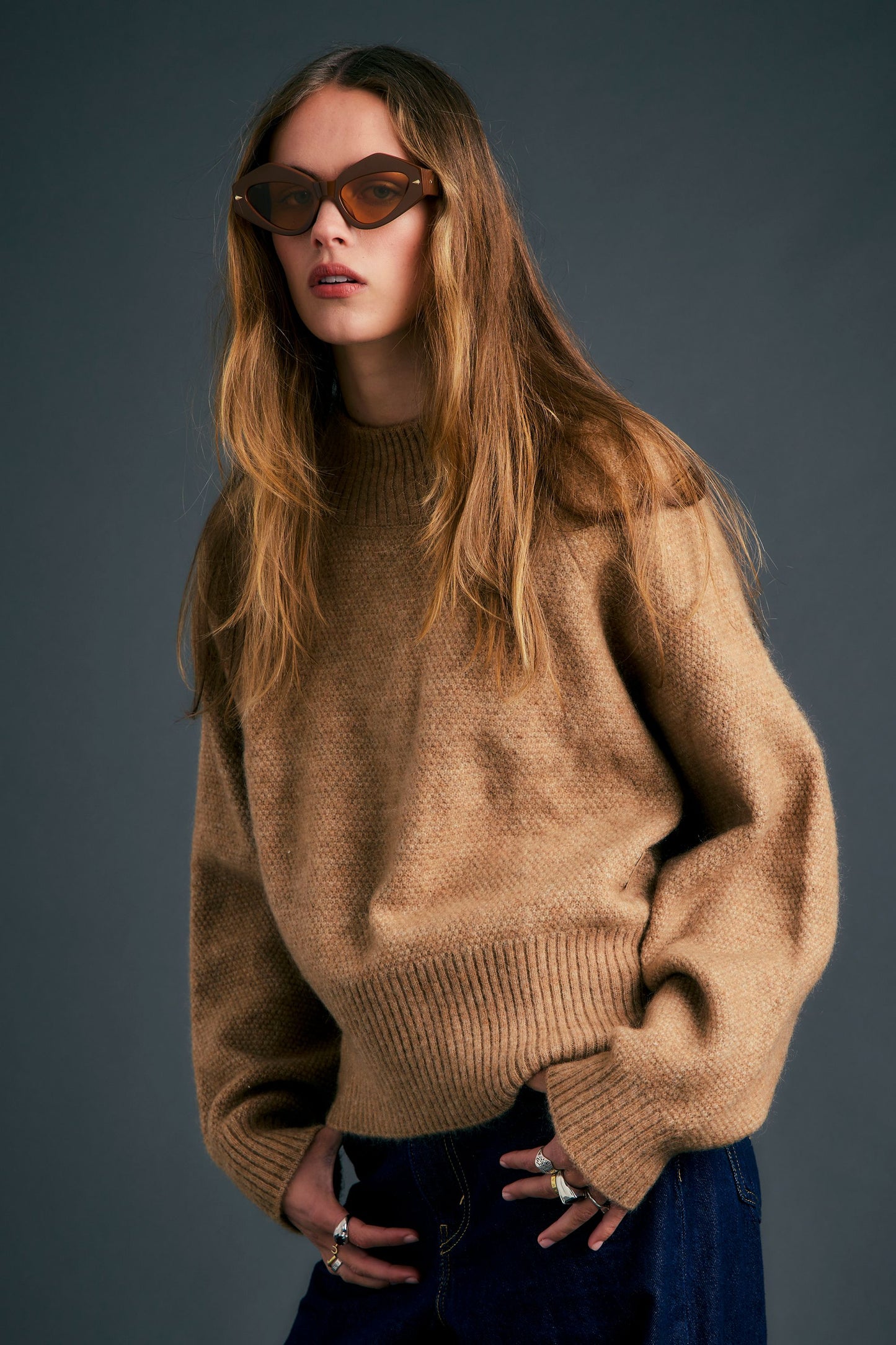 Burrow Sweater Camel