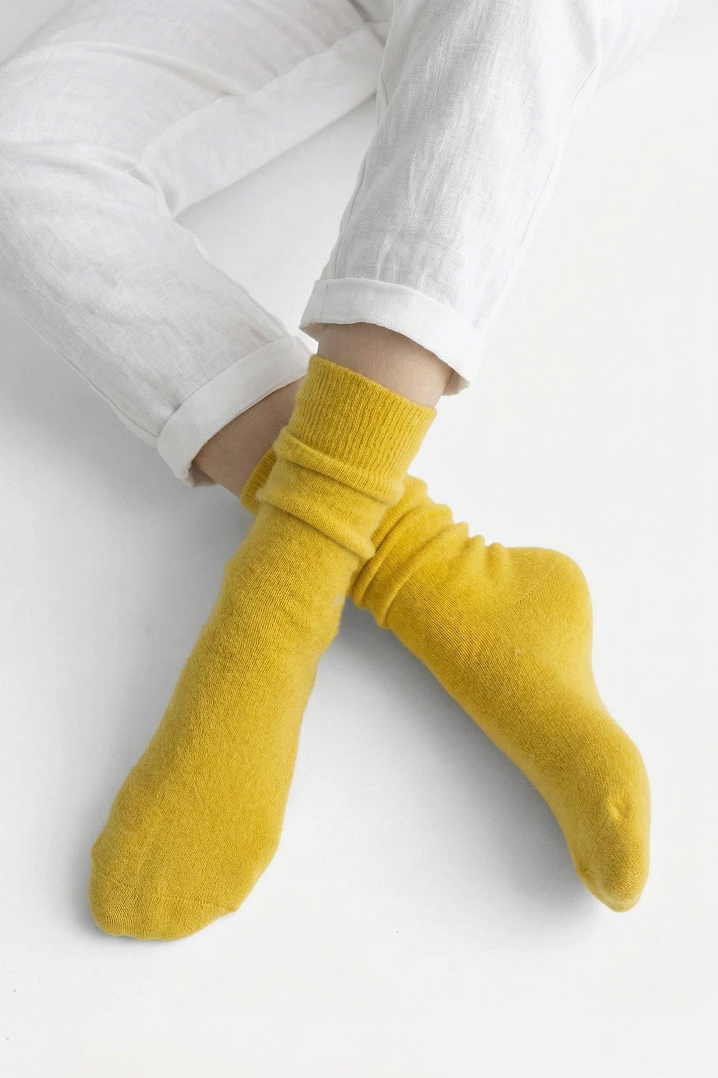 Hamilton Possum Merino Wool Socks Primrose